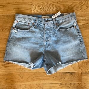 Madewell Curvy Relaxed Denim Shorts